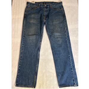 Levi's 505 Regular Fit Dark Wash Jeans Size Mens 38x32